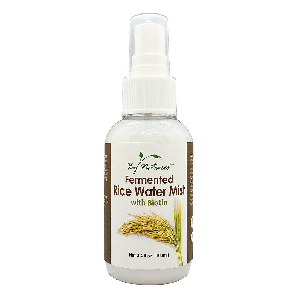 By Nature Fermented Rice Water Mist with Biotin Supplying Hair Nutrition 3.4Oz (100ml)
